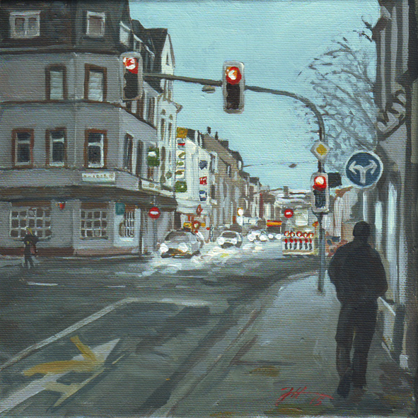 Paulinstraße, 7.45 Uhr