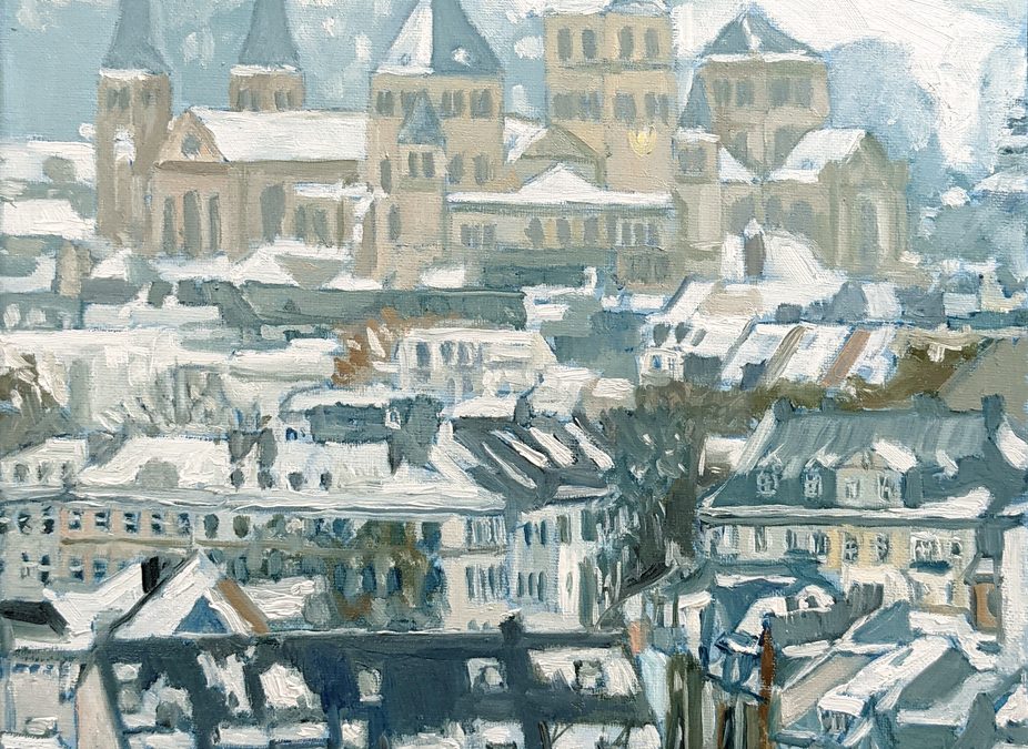 Trier im Schnee