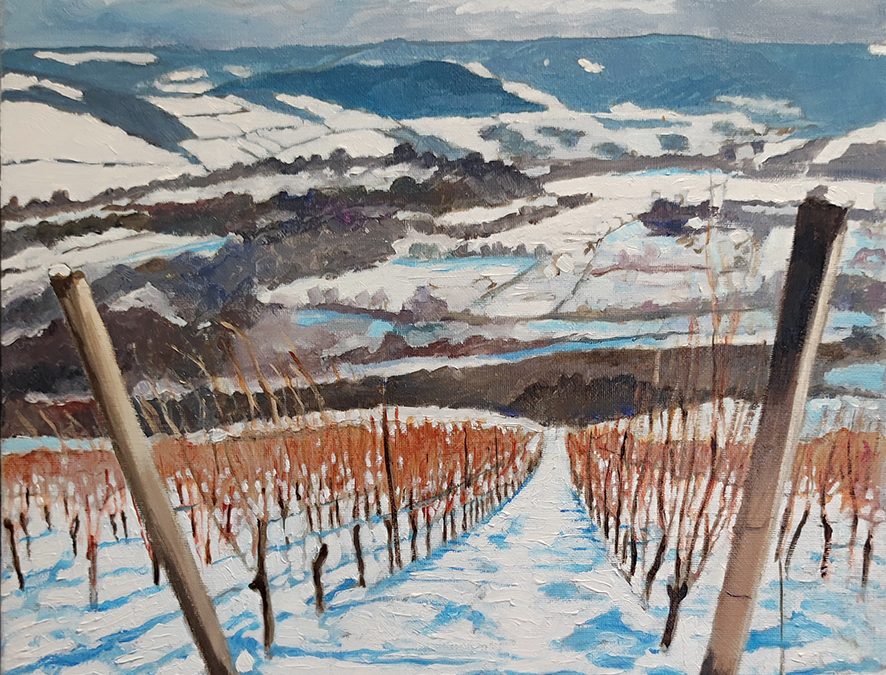 Winter an der Saar -Altenberg, Kanzem